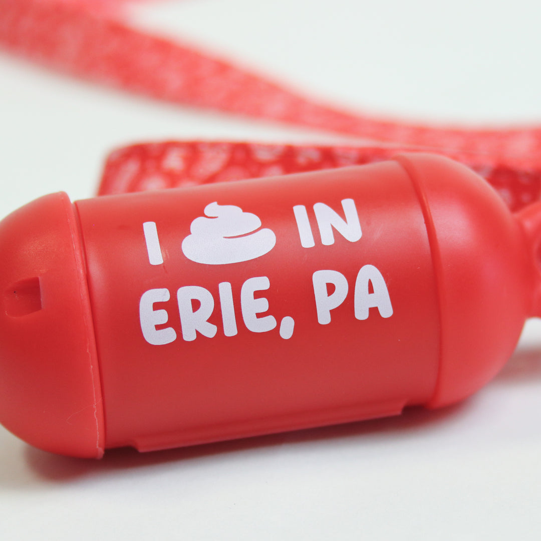 I Poop in Erie, PA Bag Dispenser