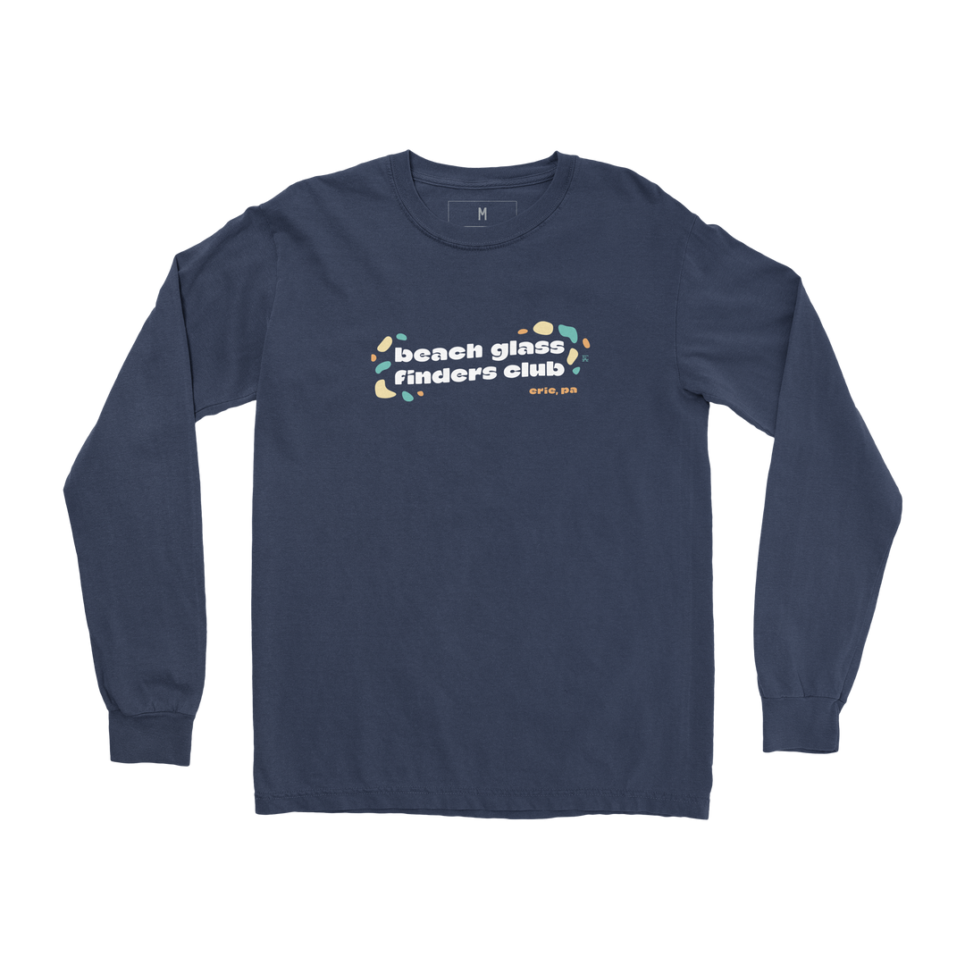 Beach Glass Finders Club Long Sleeve Tee