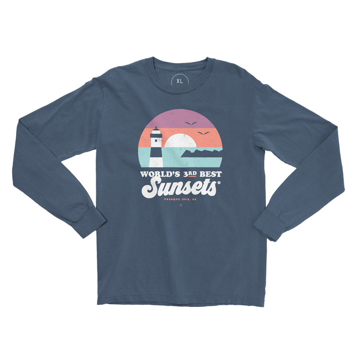 World's 3rd Best Sunsets Long Sleeve Tee