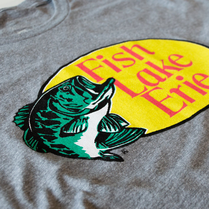 Fish Lake Erie Bass Tee
