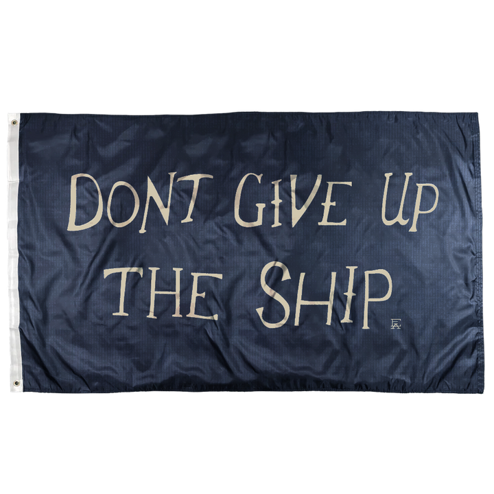 Don't Give Up the Ship Outdoor Flag