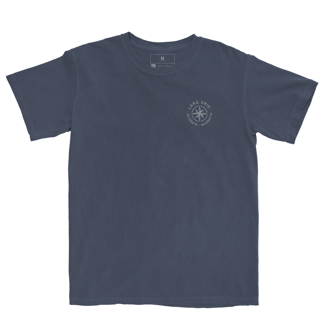 Vintage Lake Erie Map Tee