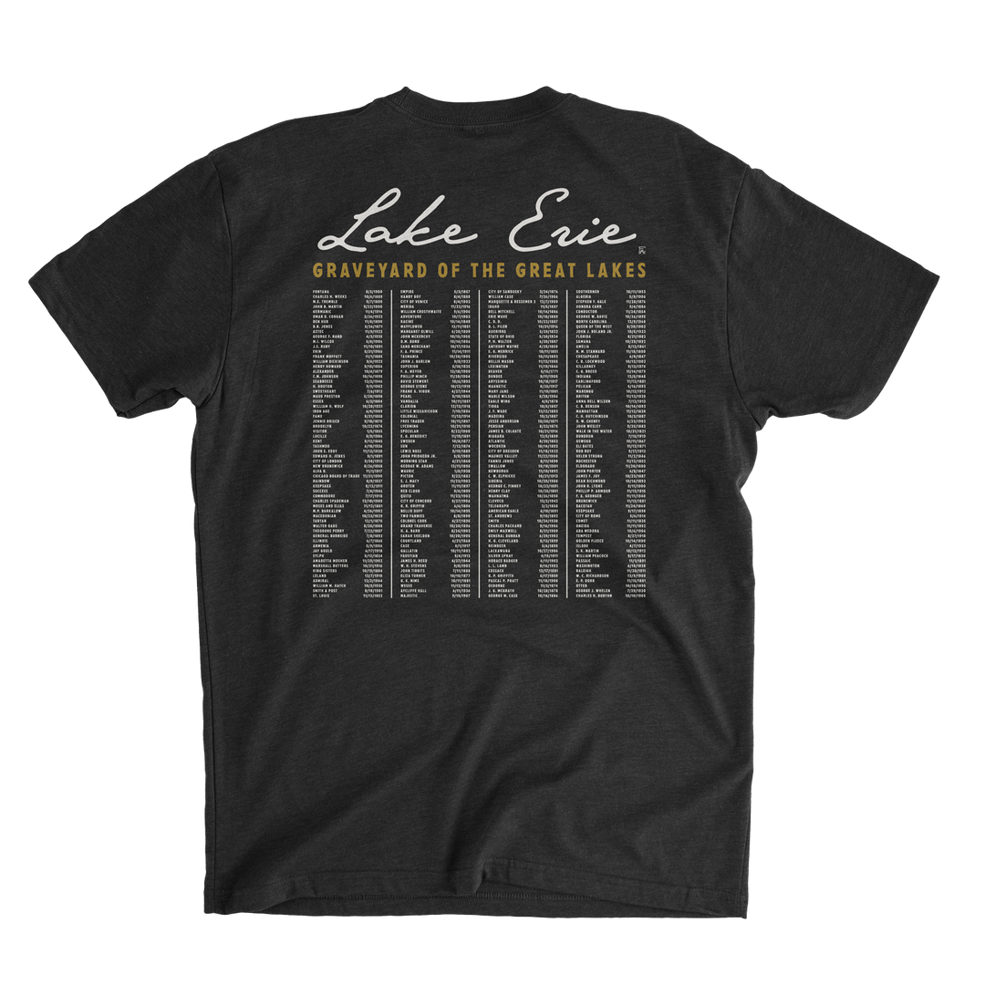 Lake Erie Shipwrecks Tee