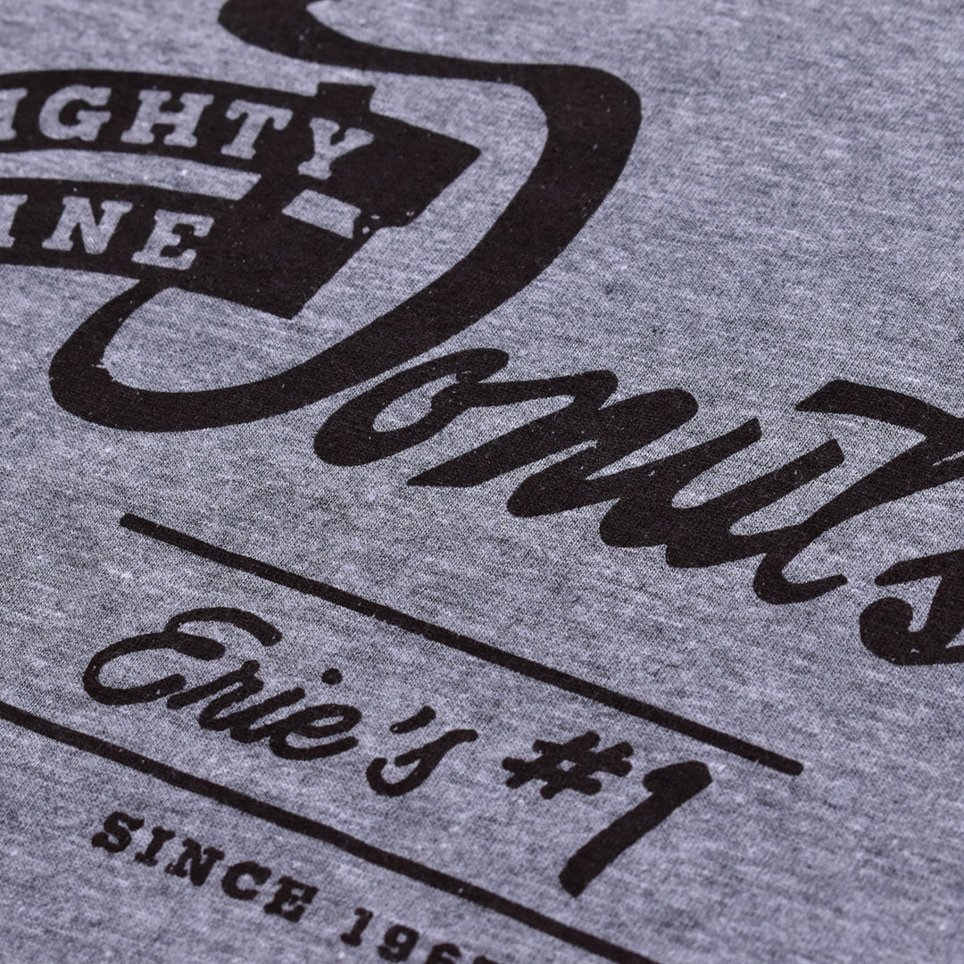 Mighty Fine Donuts Logo Tee - Heather Grey