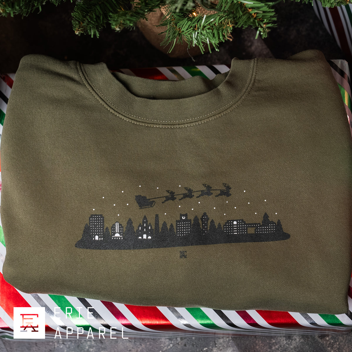 Santa Skyline Crewneck