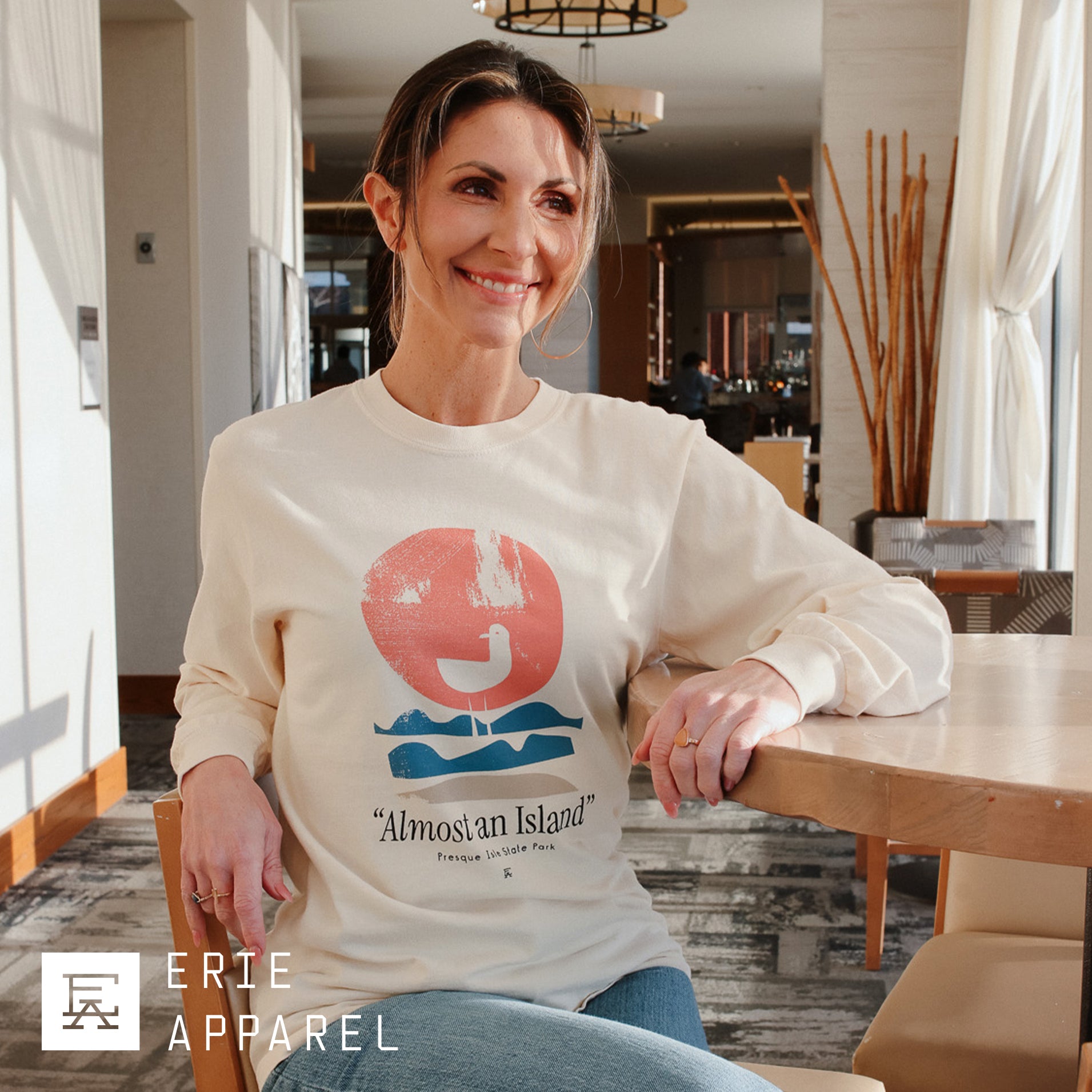 Almost An Island Long Sleeve Tee