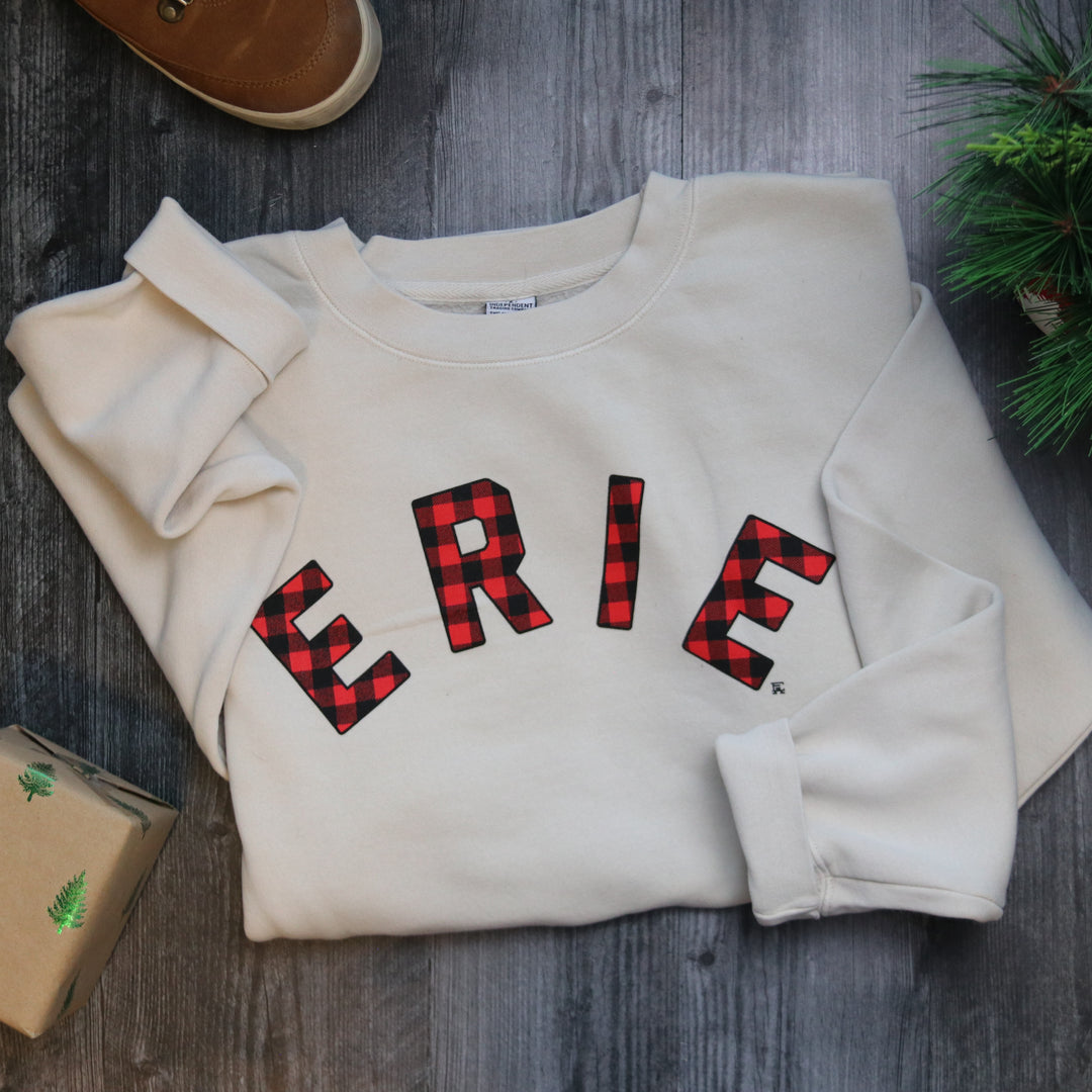 Erie Holiday Plaid Crewneck