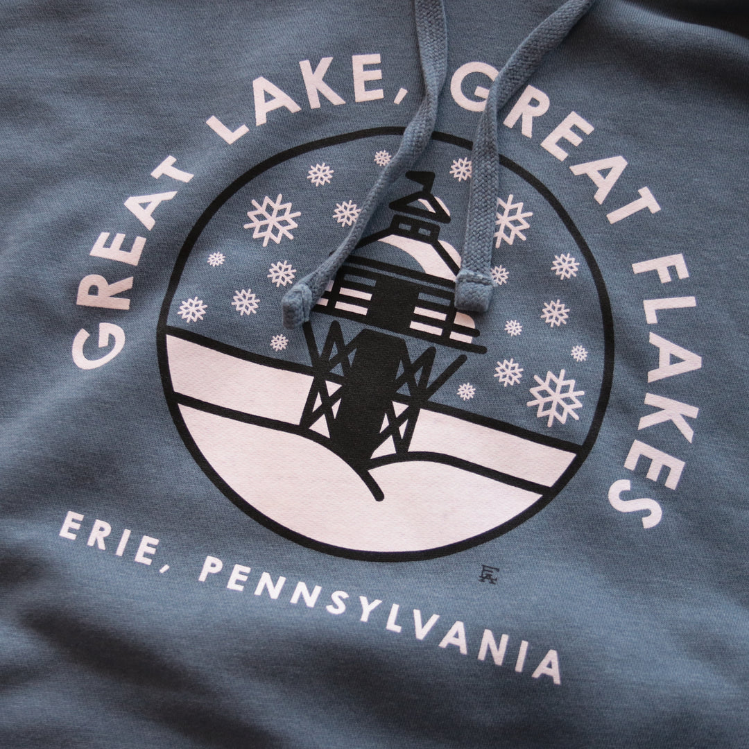 Great Lake, Great Flakes Hoodie