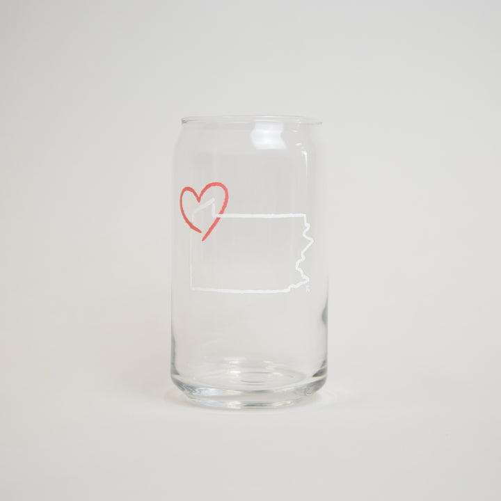 PA Doodle Pint Glass