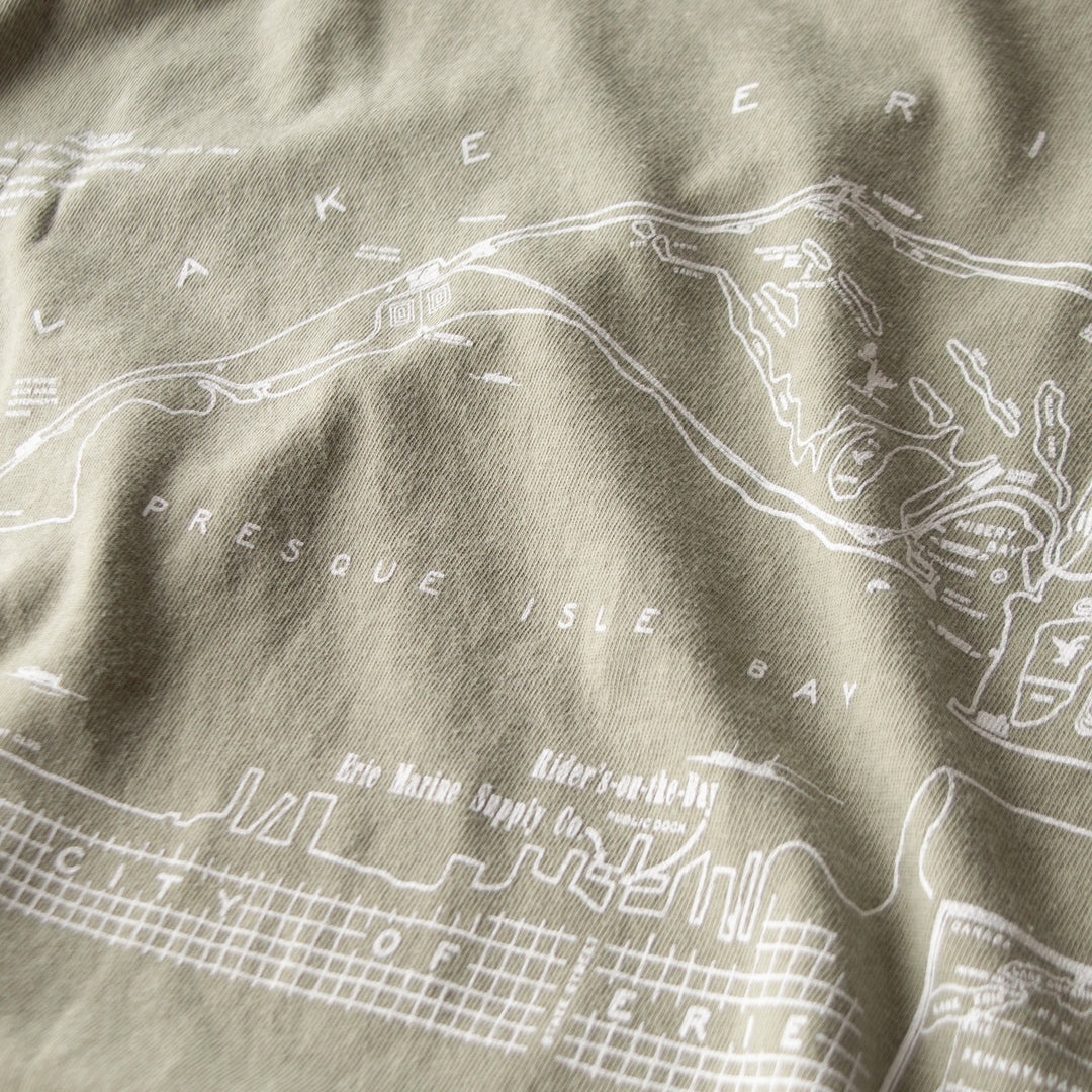 Vintage Presque Isle Map Tee