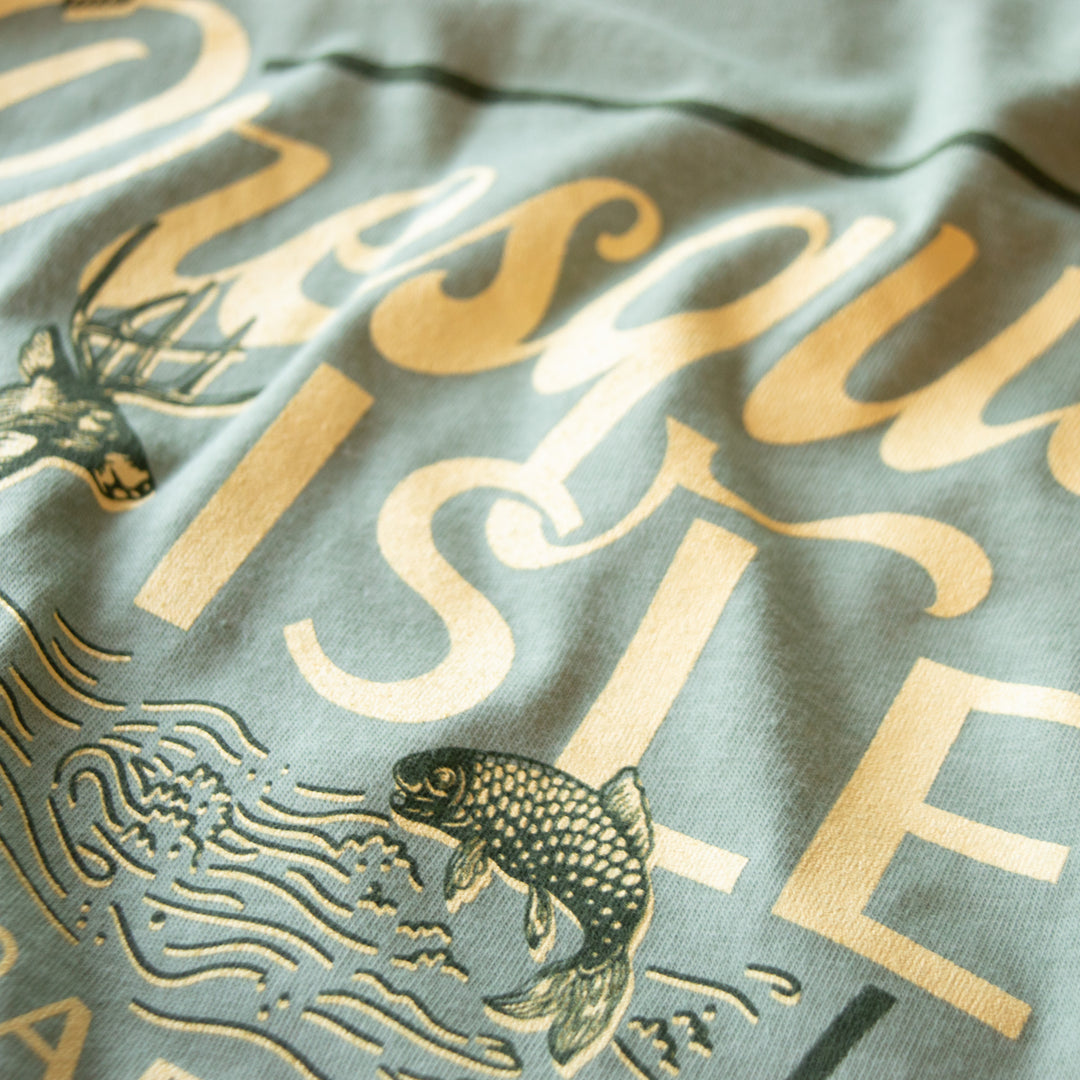 Presque Isle Wildlife Tee - Heather Sage