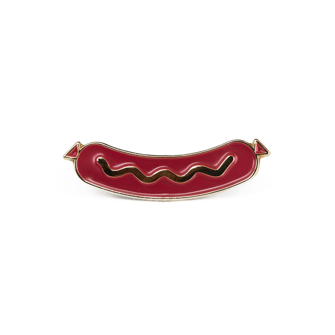 Hot Dog Icon Pin