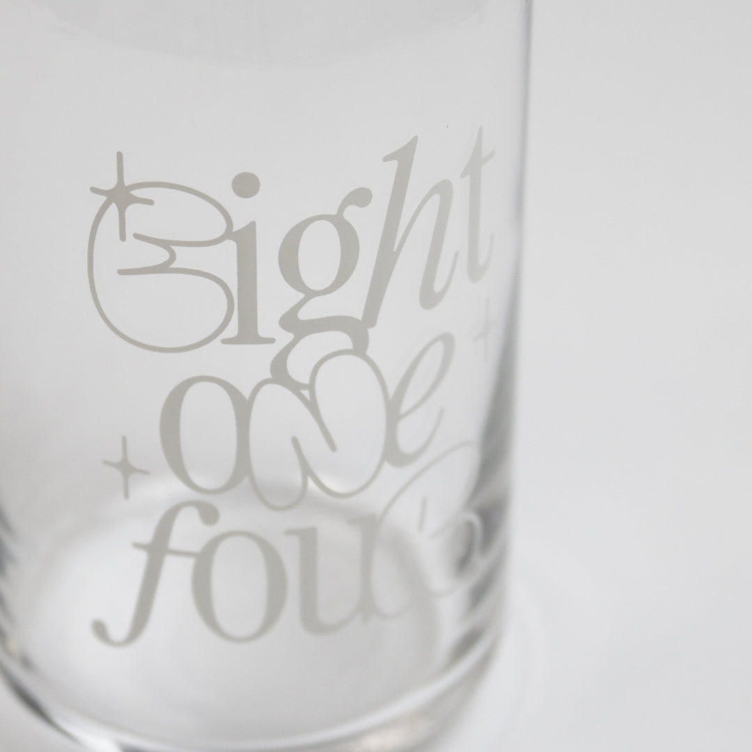 Eight One Four Graffiti Pint Glass