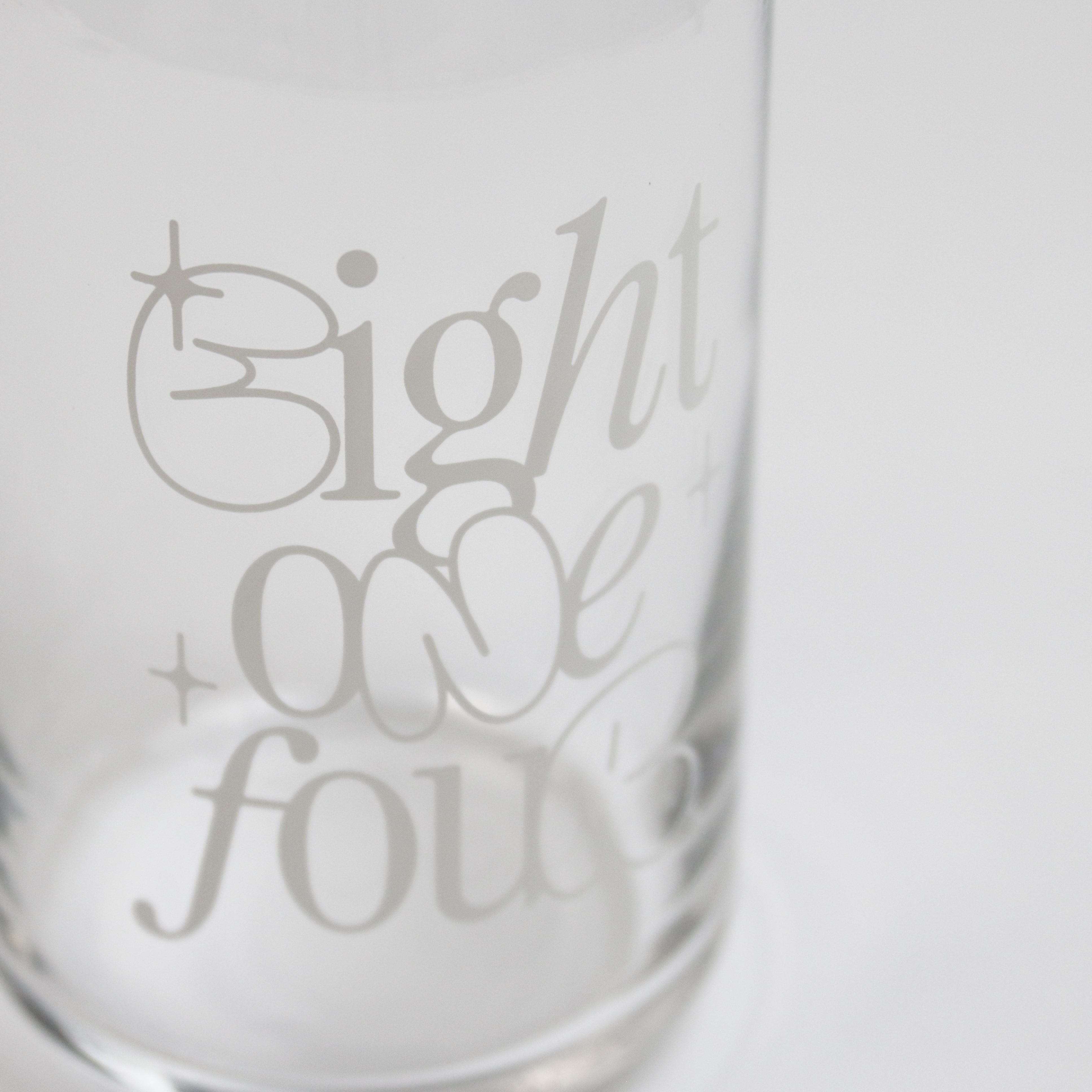 Eight One Four Graffiti Pint Glass
