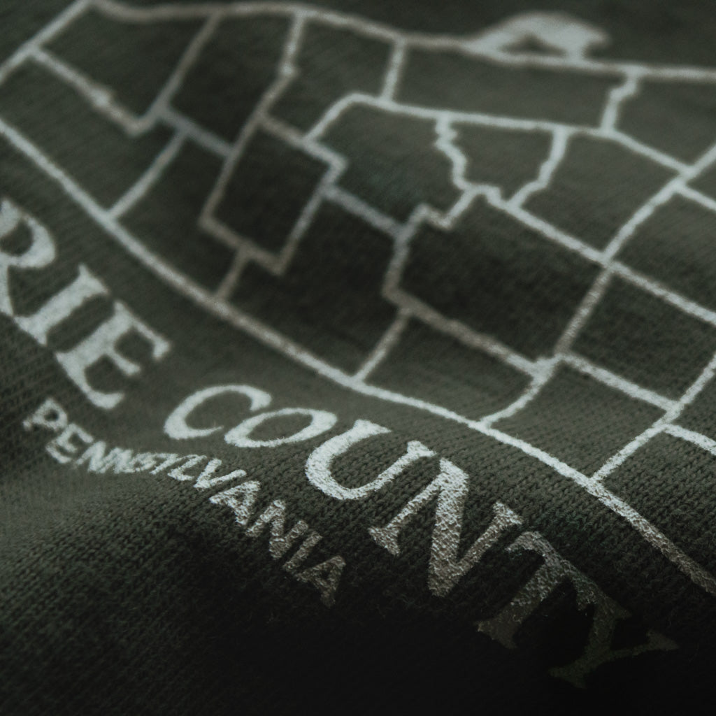 Vintage Erie County Map Tee