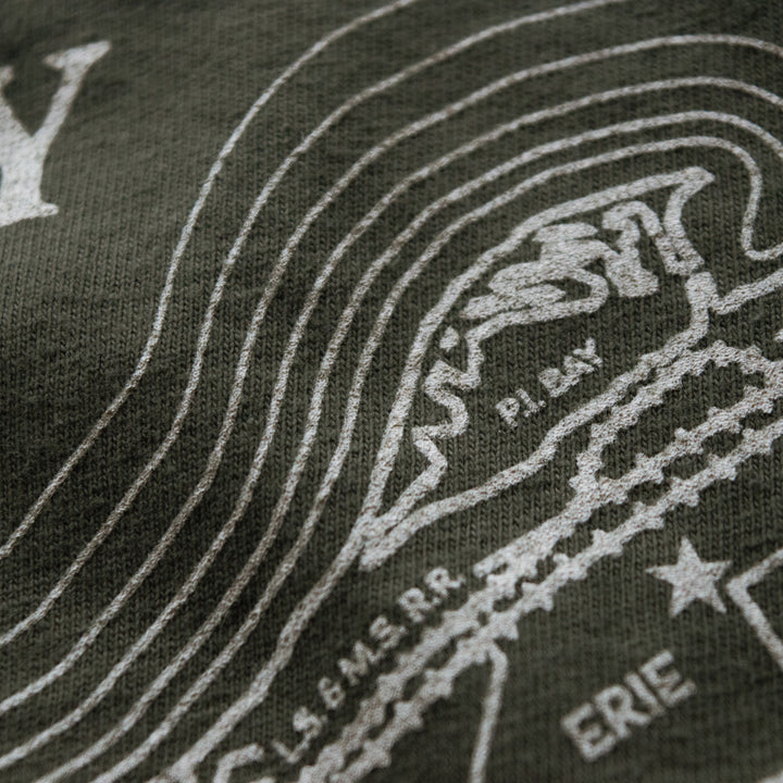 Vintage Erie County Map Tee