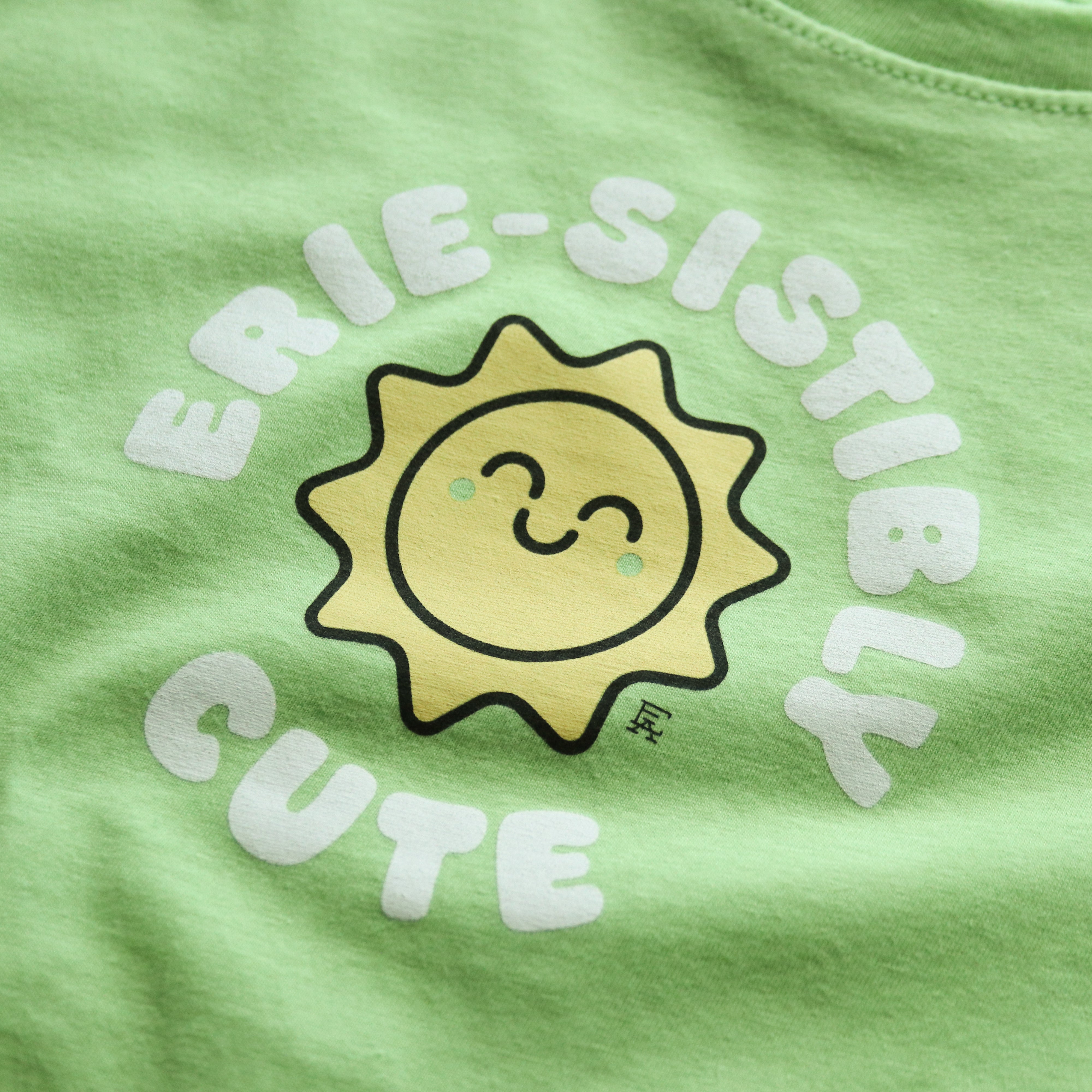 Erie-sistibly Cute Toddler Tee - Lime