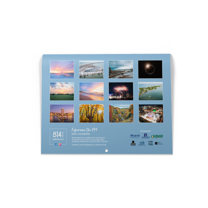 "Experience the 814" 2025 Wall Calendar"