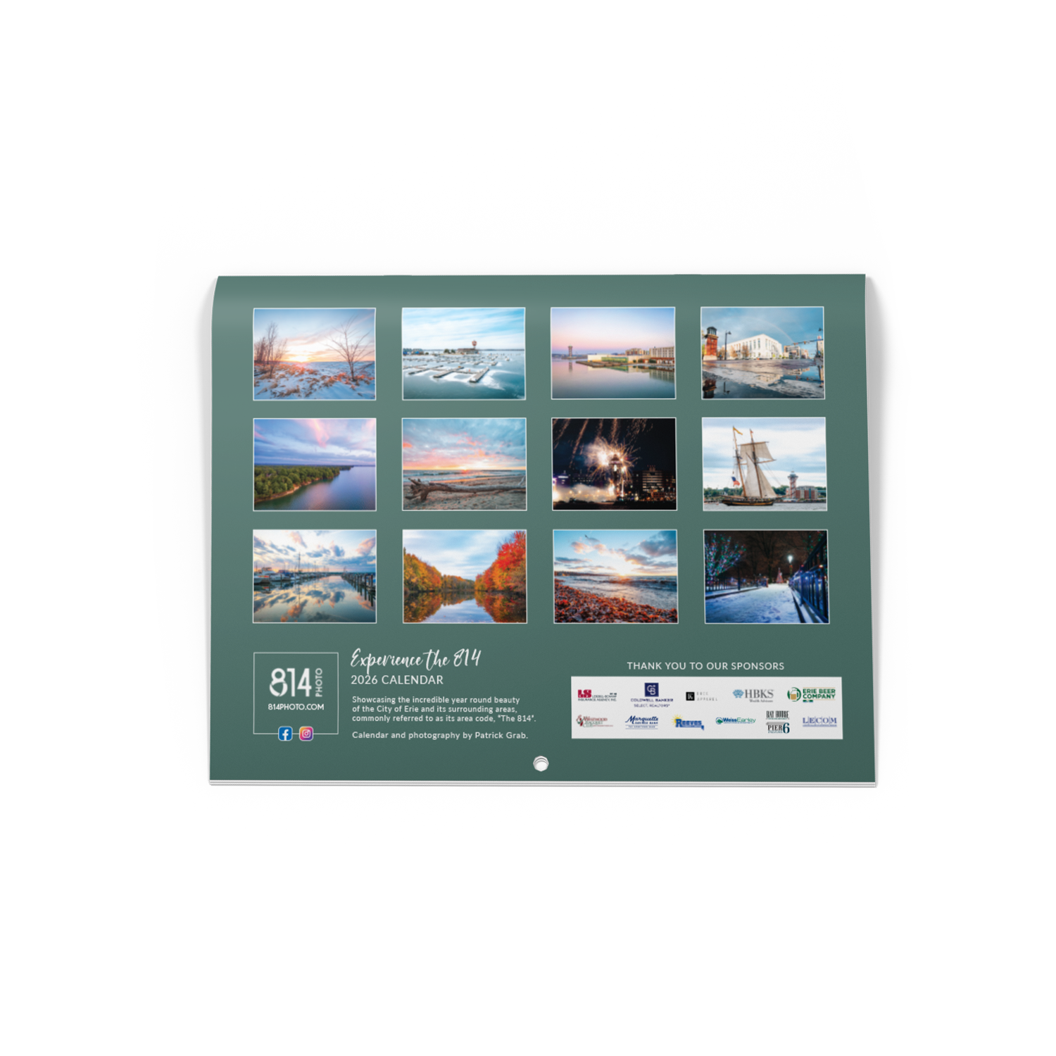 "Experience the 814" 2026 Wall Calendar