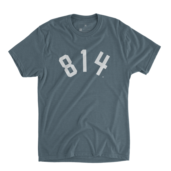 814 Basic Tee - Slate Blue