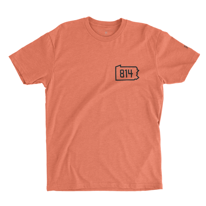 814 State Line Tee - Heather Orange