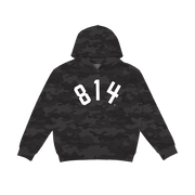 814 Youth Staple Hoodie - Black Camo