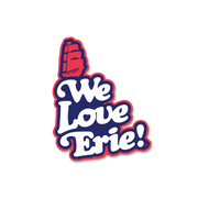 We Love Erie Sticker