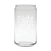 Eight One Four Graffiti Pint Glass
