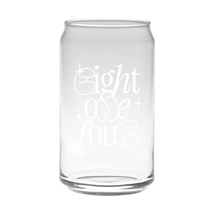Eight One Four Graffiti Pint Glass