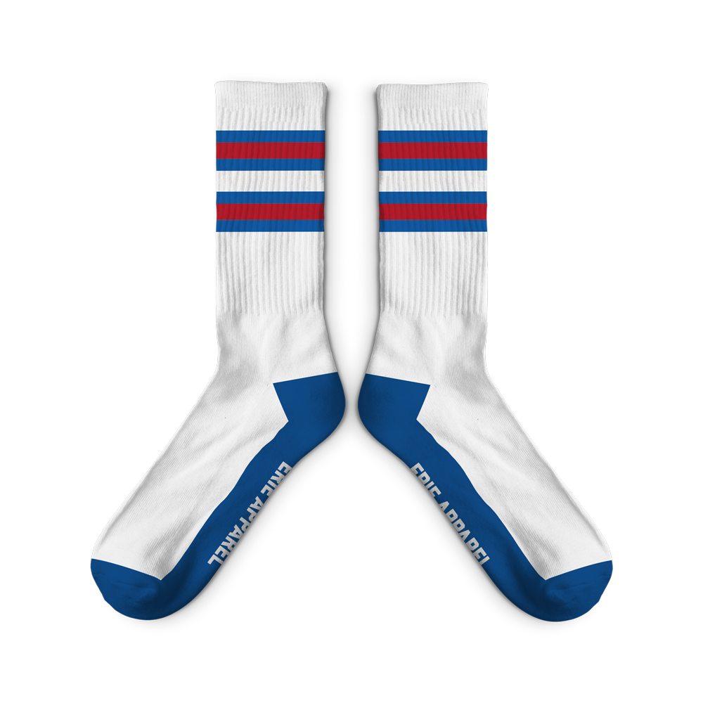 Buffalo Team Stripe Socks