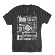 Erie Collage Tee - Charcoal