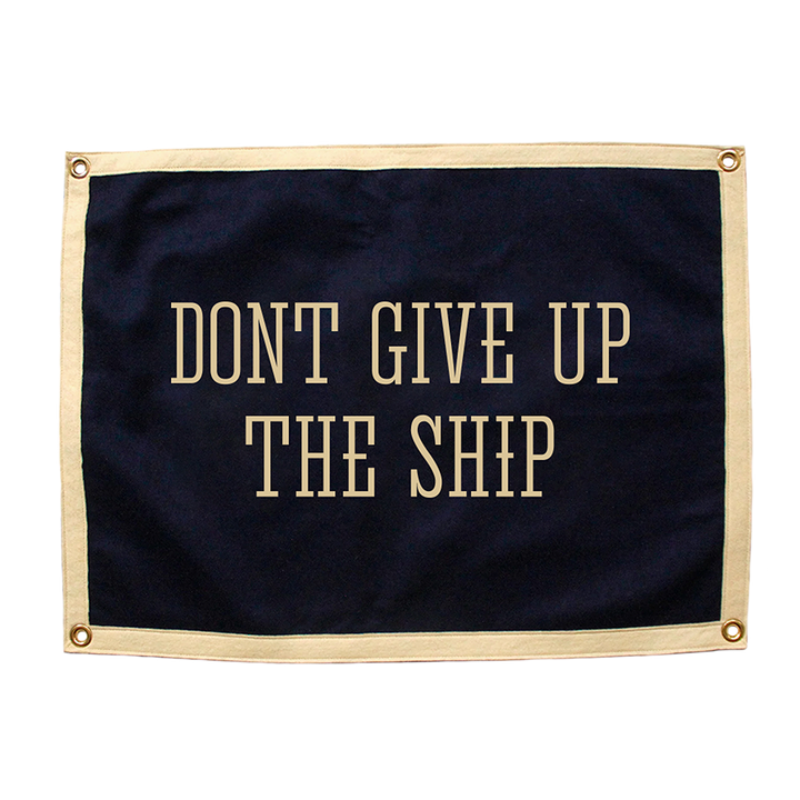 Don't Give Up the Ship Camp Flag