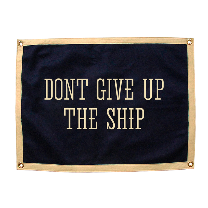 Don't Give Up the Ship Camp Flag