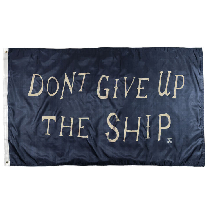 Don't Give Up the Ship Outdoor Flag