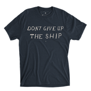 Don't Give Up the Ship Tee - Navy
