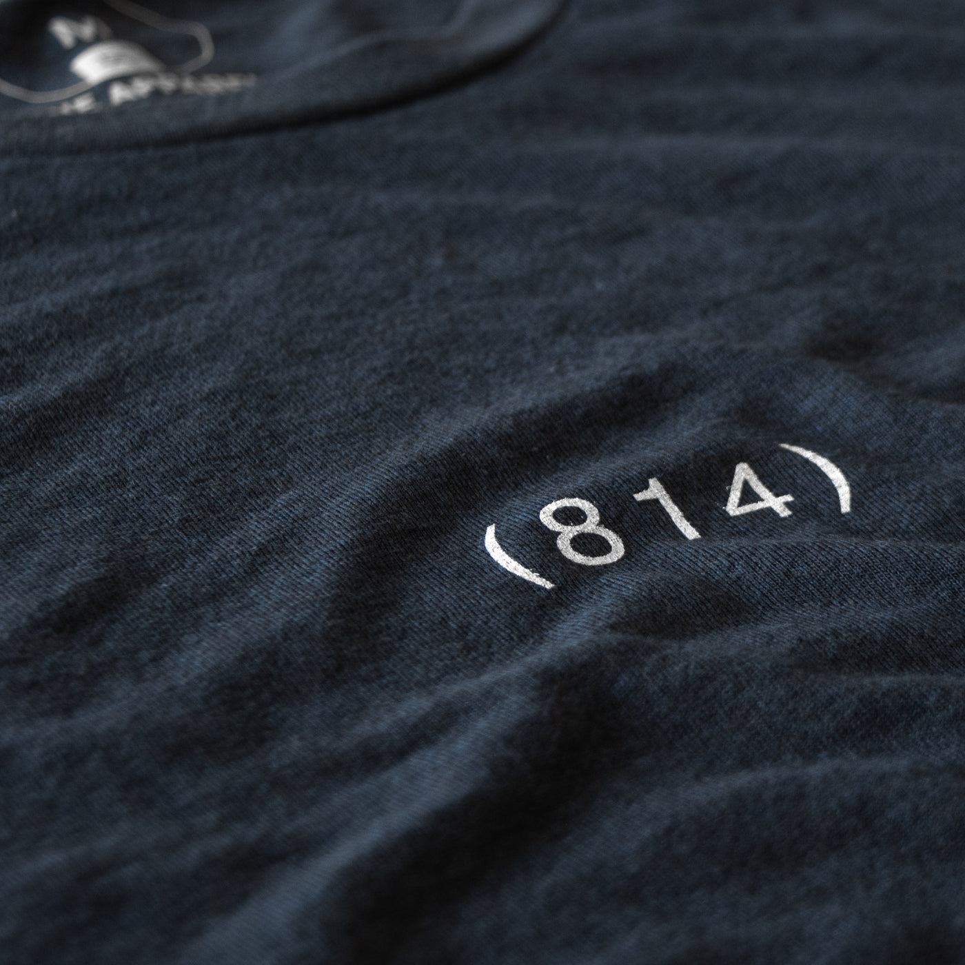(814) Code Tee - Navy