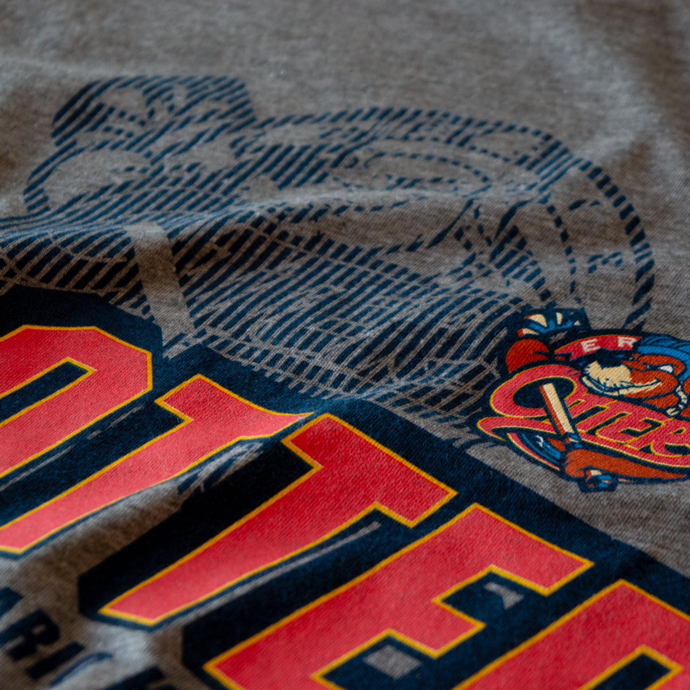 Erie Otters Throwback Tee - Heather Grey
