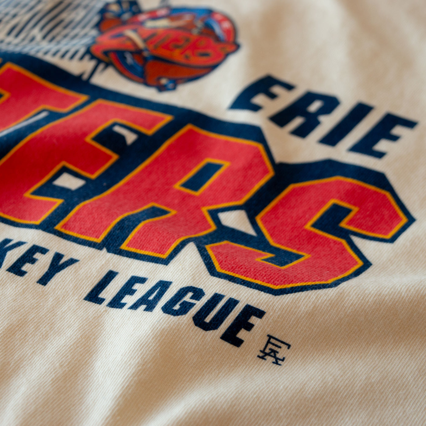 Erie Otters Throwback Tee - Bone
