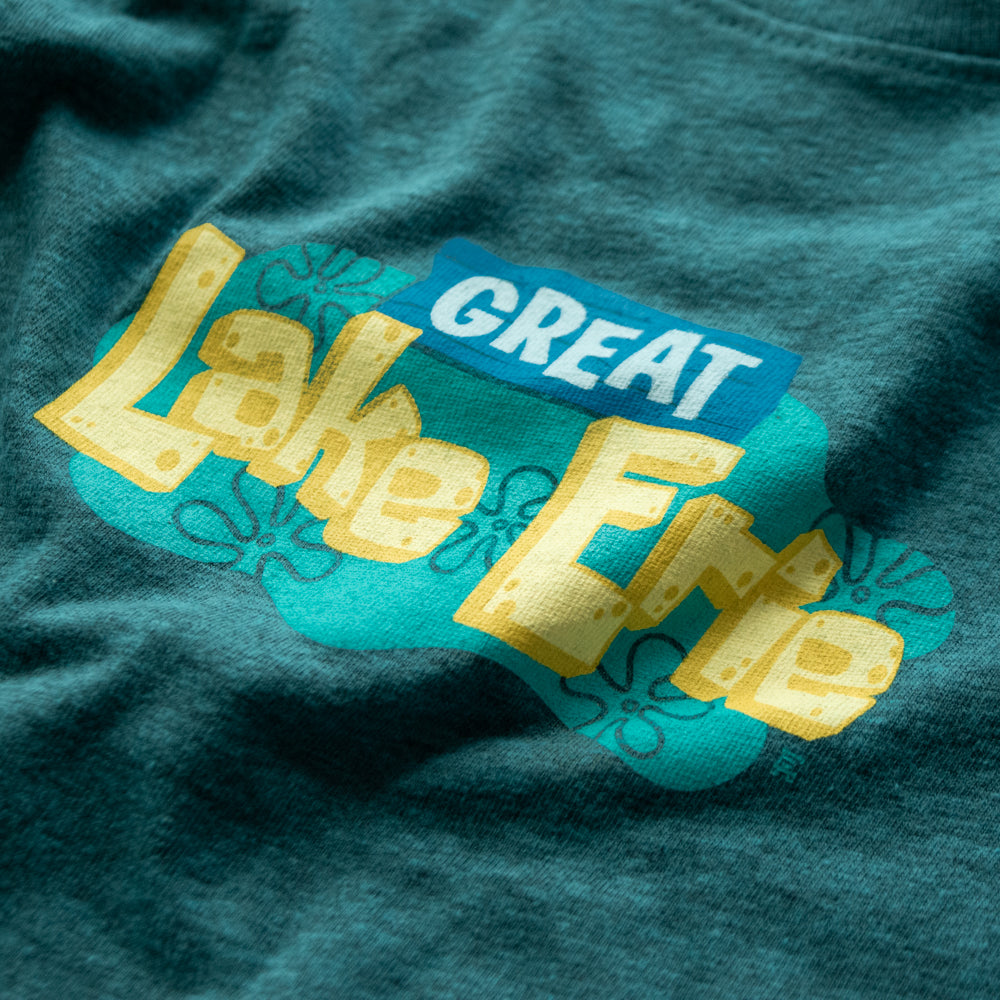 Spongey Lake Erie Toddler Tee - Teal