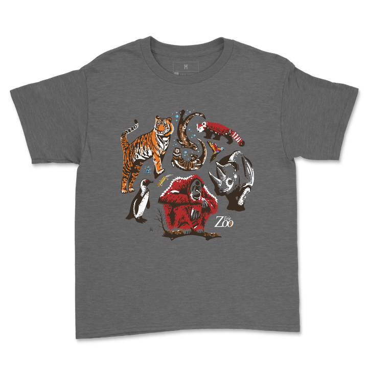 Erie Zoo Animal Collage Youth Tee