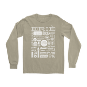 Erie Collage Long Sleeve Tee - Sandstone