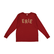 Erie Gingerbread Youth Long Sleeve Tee