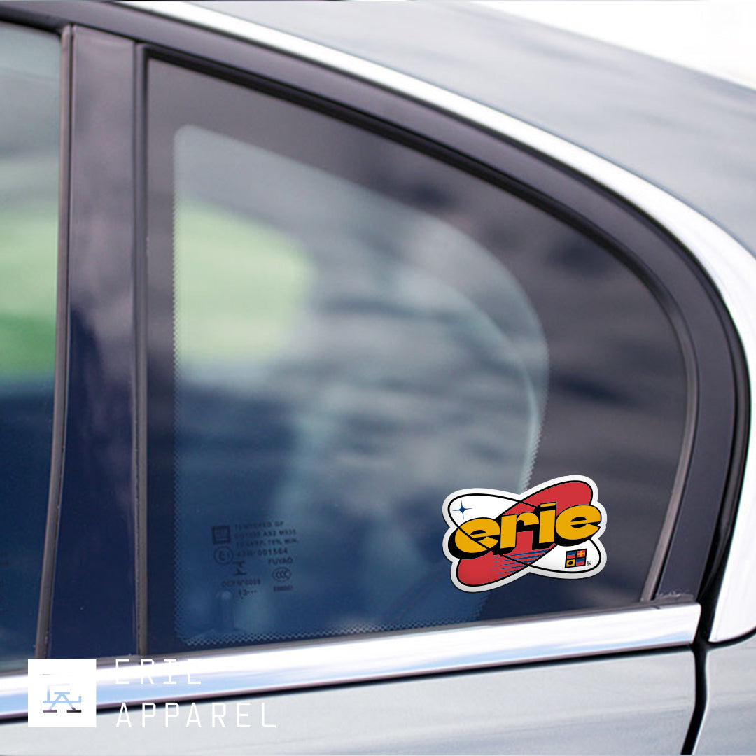 Erie Retro Sticker