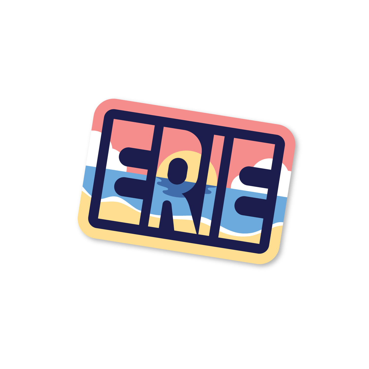 ERIE™ Beach Sticker