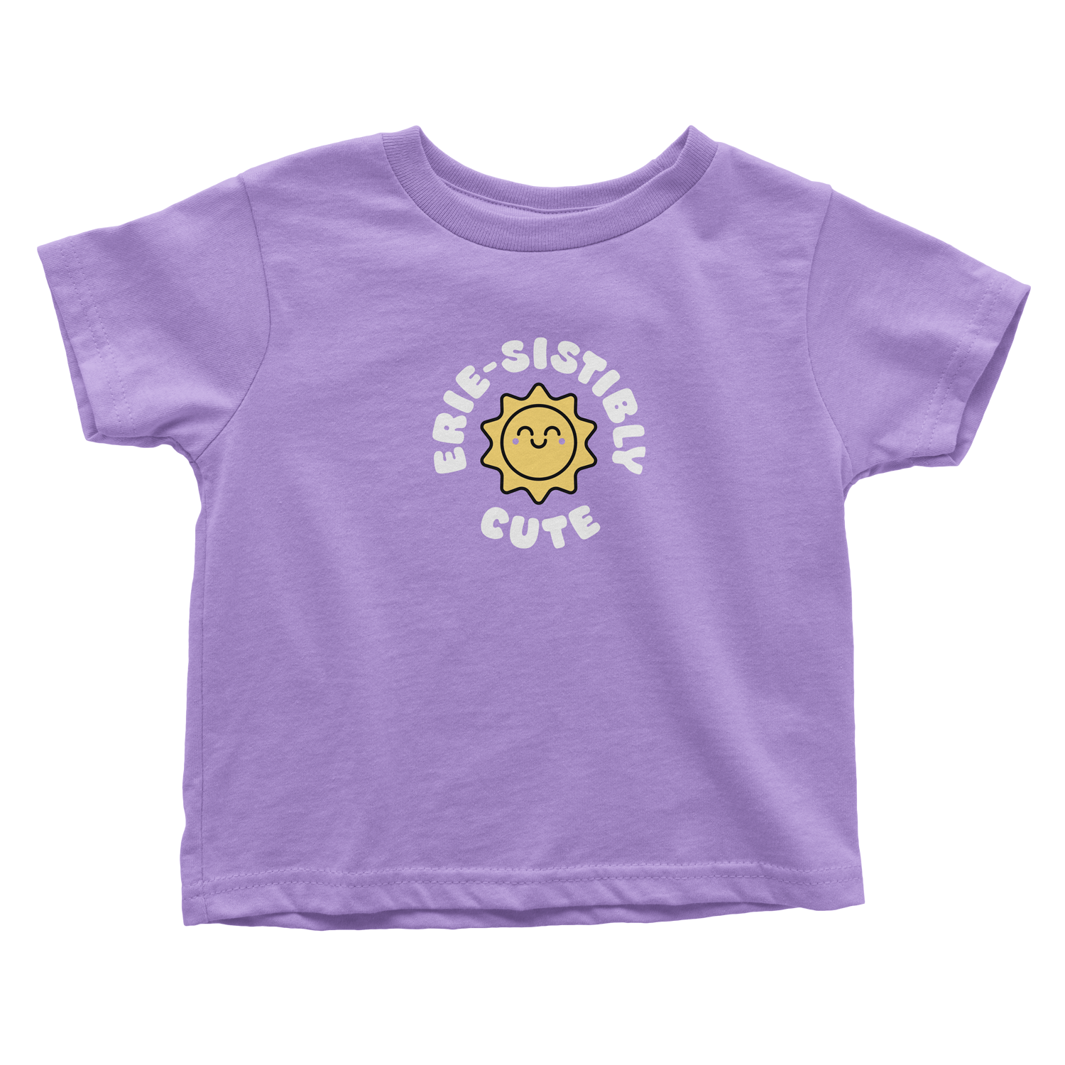 Erie-sistibly Cute Toddler Tee - Lavender