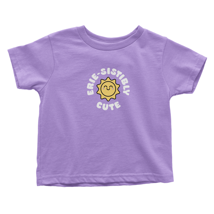 Erie-sistibly Cute Toddler Tee - Lavender