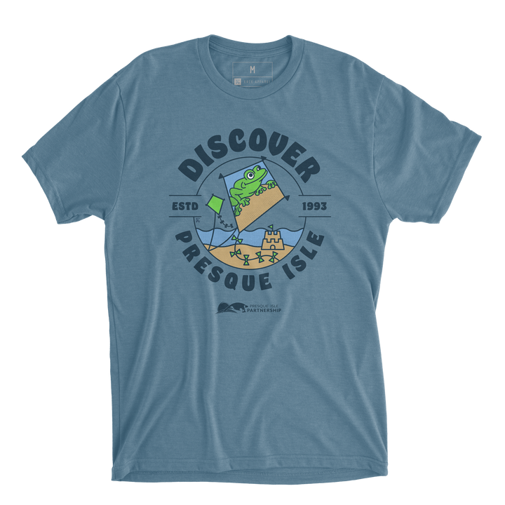 Discover Presque Isle 2025 Tee - Slate Blue