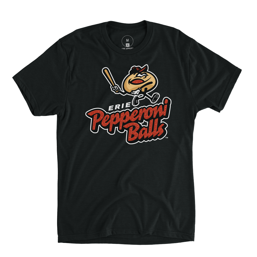 Erie Pepperoni Balls Logo Tee