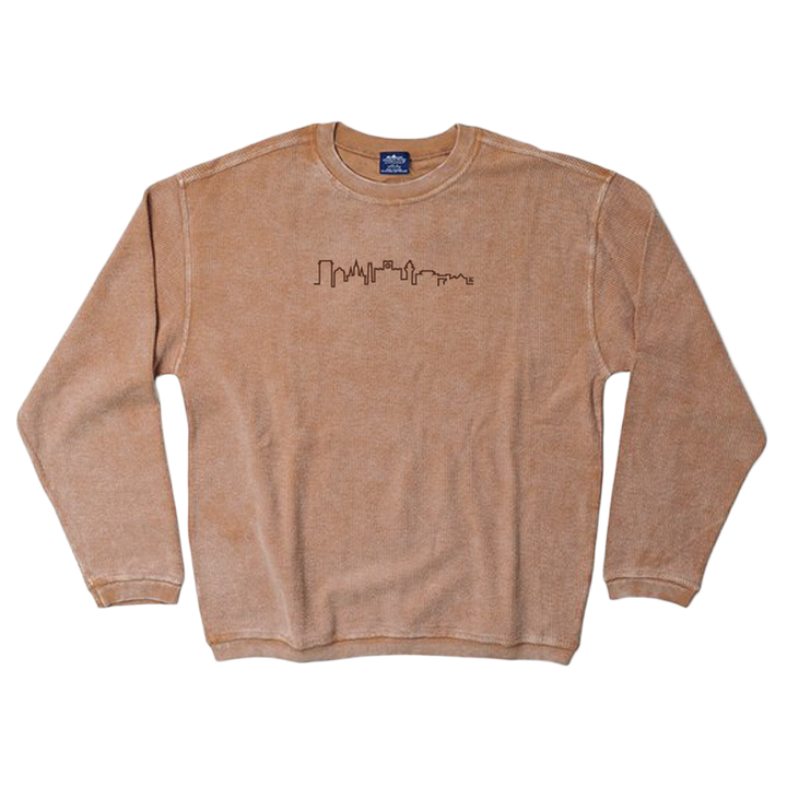 Erie Horizon Textured Crewneck - Coyote