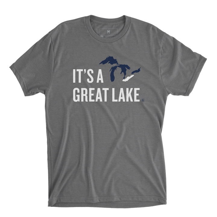 It's A Great Lake Tee - Grey